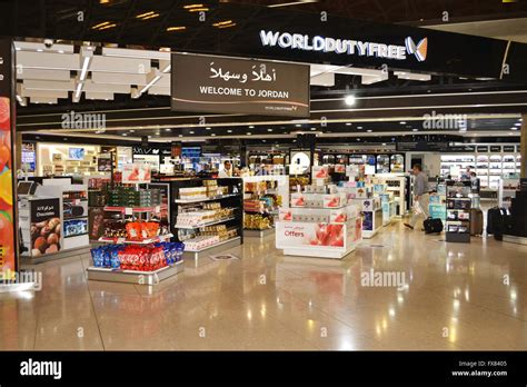 duty free shop queen alia airport.